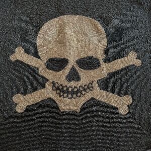 Z Gallerie Black and Silver Decorative Pillow Tag Detail